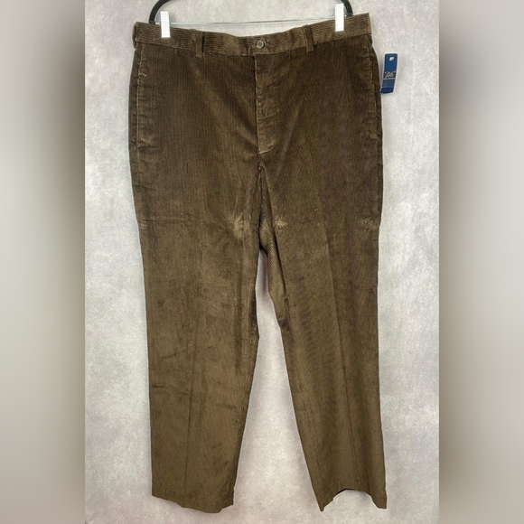 Brooks Brother 346 Advantage Chino Corduroy Men's Browns Pants W38 L32 - Picture 3 of 9